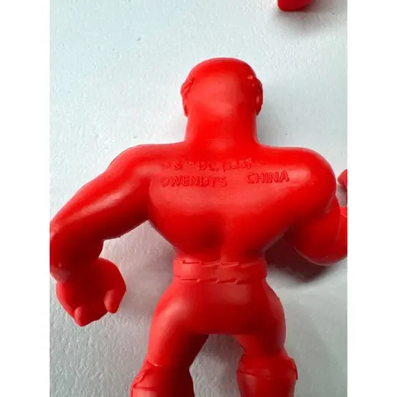 5 Wendy's Kids Meal Toys DC Super Heroes Mini Figures Red - Picture 5 of 8